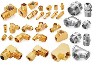 Brass sanitary fitting parts