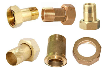 Brass water meter coupling